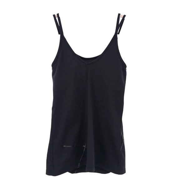Splits59 Black Strappy Tank Top Size Small Activewear USA Made - Picture 2 of 8